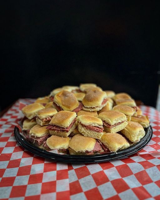 Country Ham on Rolls Tray